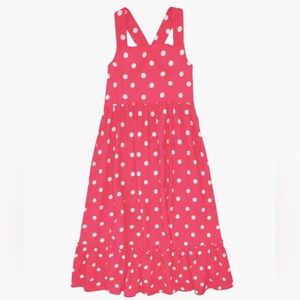 Girls Dress Feather 4 Arrow Coastline Coral Maxi